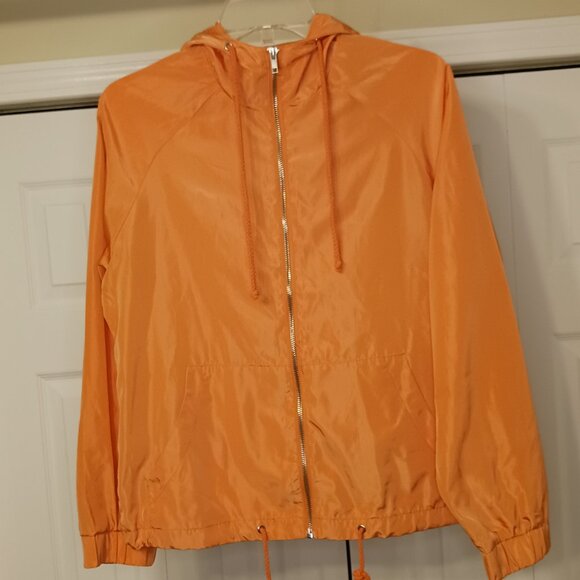 Fashion Nova Jackets & Blazers - 3/$18 - Fashion Nova Orange/Peach Hooded Jacket Size Medium